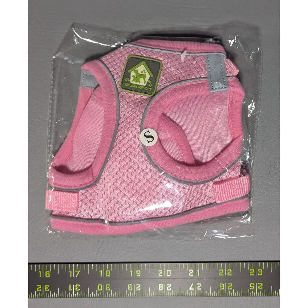 NEW - Dog Harness & Leash Set Small Reflective Breathable Mesh Pet Vest Small